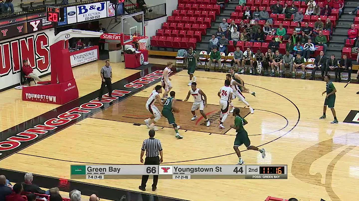 Men's Basketball Highlights | Green Bay 90, Youngs...