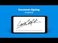 Signing a Document on Android