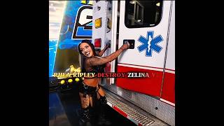 Rhea Ripley In The Ambulance 🚑 and zelina vega Shocked Edit! 💀 #wwe #rhearipley #shorts #edit