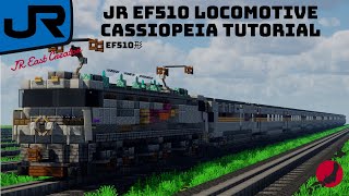 【マイクラ】JR East EF510/E26系 Cassiopeia Minecraft Train Tutorial/Showcase (1.5:1) (1/2)