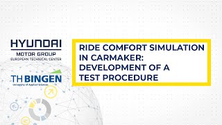 Ride Comfort Simulation in CarMaker: Development of a test procedure