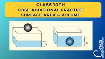 Question on Surface area & volume Class 10 CBSE math | CREATA CLASSES