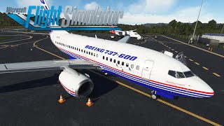 Microsoft Flight Simulator  -   BIG PLANE - SMALL AIRPORT - HIGH ALTITUDE