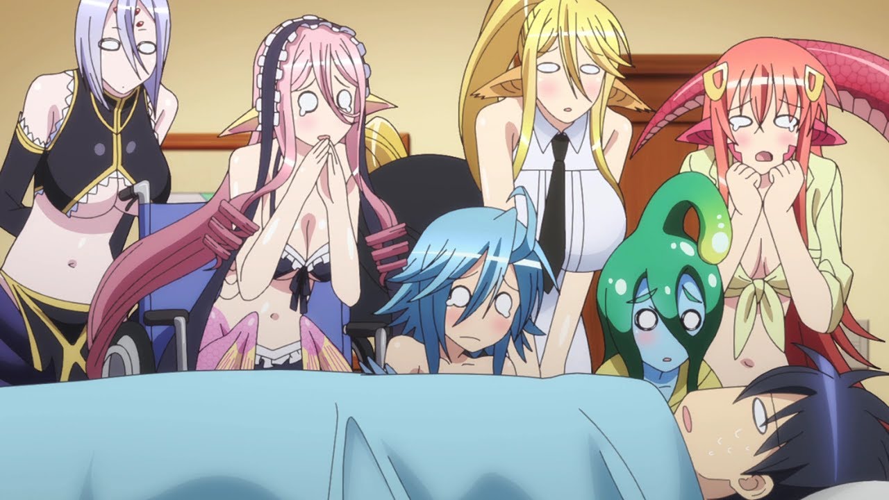 Live with Monster girls in one house best harem moments Monster Musume  モンスターガール - YouTube