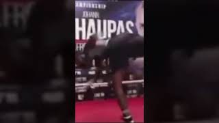 Deontay Wilders Karate Kick strikes fear in the UFC Heavyweight division boxing karate boxing