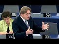 Verhofstadt: "Maybe the only thing that can save us is Nigel Farage now"