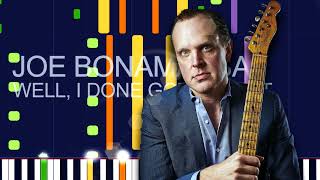 Joe Bonamassa - WELL, I DONE GOT OVER IT (PRO MIDI FILE REMAKE) - &quot;in the Style of&quot;