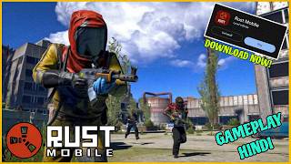 *GAMEPLAY* RUST MOBILE Launched | Android Gameplay | Download Now | English | screenshot 5