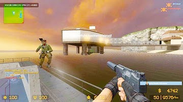 Counter Strike Source - Zombie Escape Mod online gameplay on Sorrento Escape Map