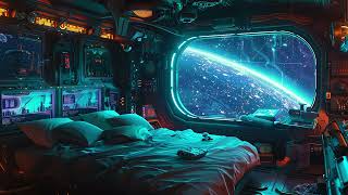 🎵 Interstellar Odyssey | Deep Space Ambience Music | Relaxing in your Star Ship in Space | 3 hours