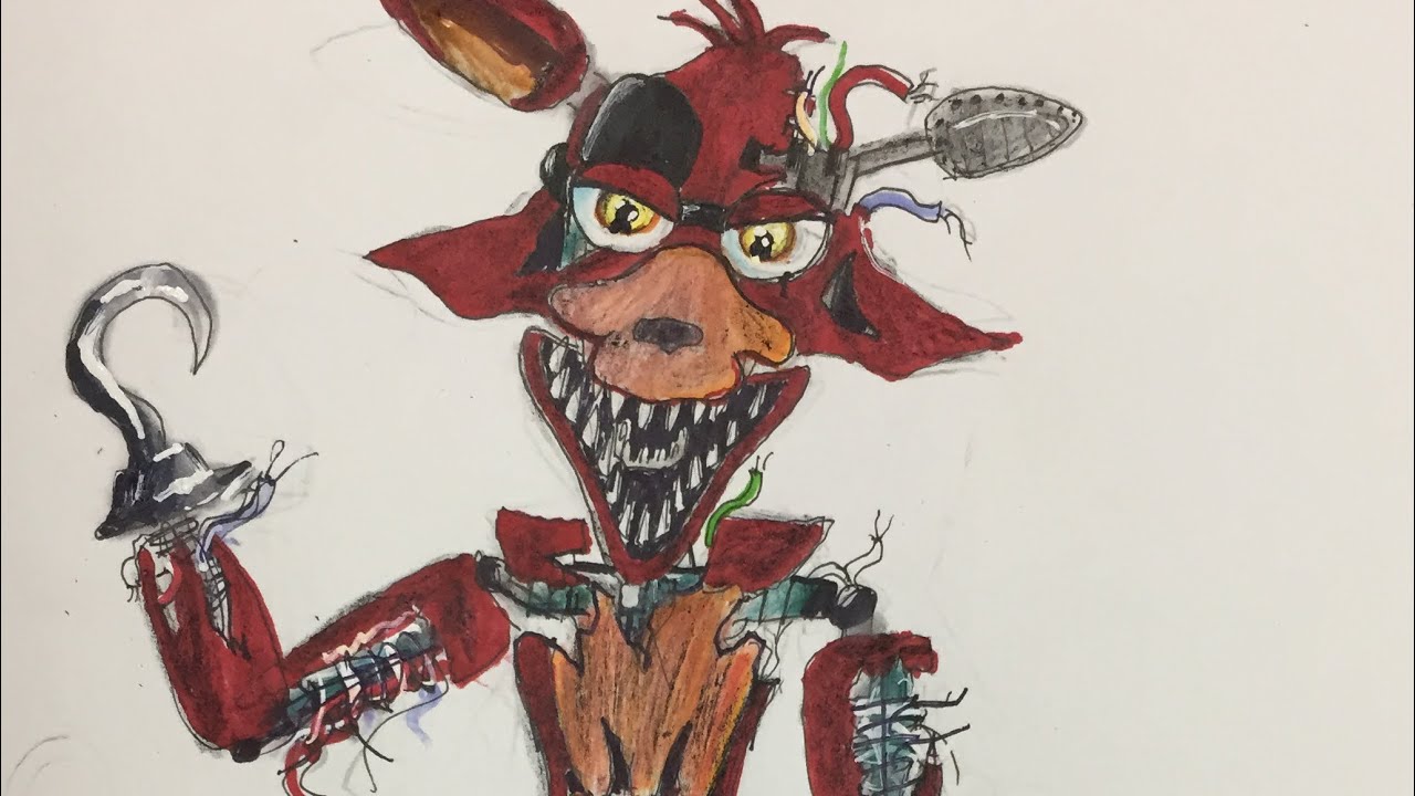 Withered Foxy, gimme suggestions for what else should draw (make them  challenging) : r/fivenightsatfreddys