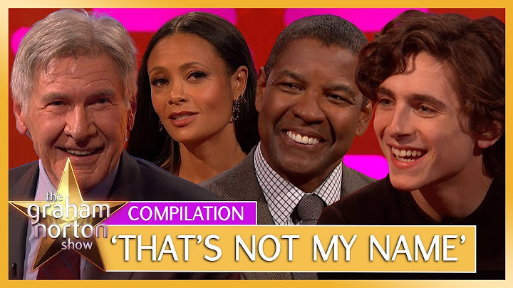 Denzel Washington Trolls Graham | Calling Celebs The Wrong Name | The Graham Norton Show