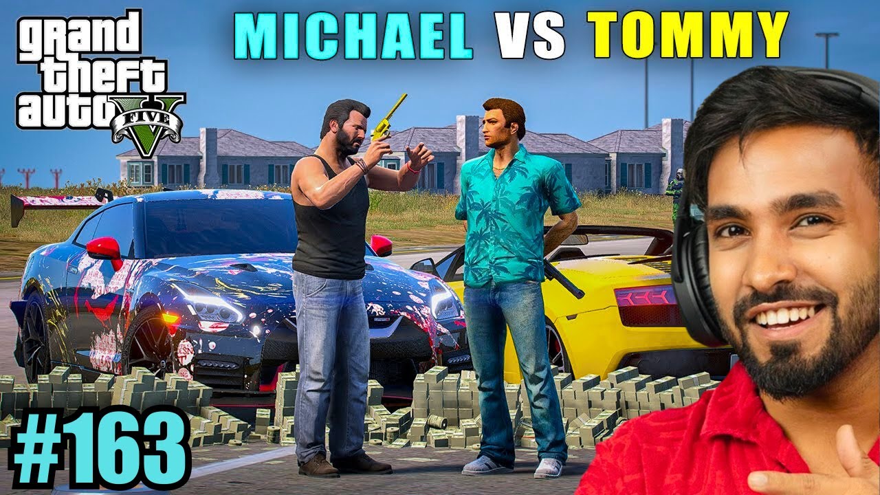 MICHAEL V/S TOMMY | TECHNO GAMERZ GTA V GAMEPLAY 