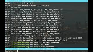 Como entrar en una sala de chat IRC usando IRSSI
