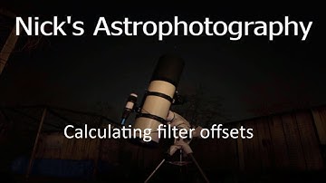 Calculating Filter Offsets in NINA