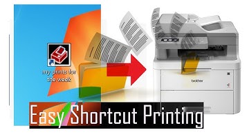 Create a Desktop shortcut Icon to print files in folder quickly with Batch And Print Pro