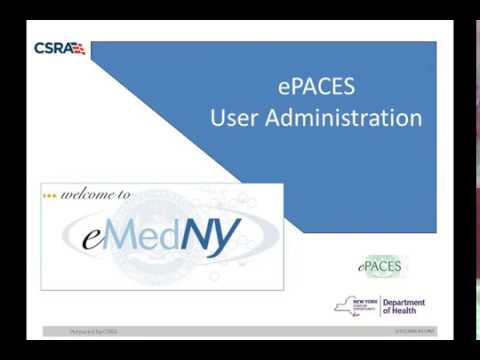 ePACES User Administration