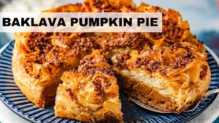 Baklava Pumpkin Pie | Pumpkin Pie Recipe