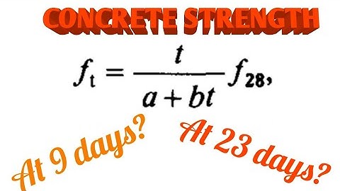 Concrete Strength Calculation ||Formula || SP 24 || 1st to 28 days Strength || Cube test result