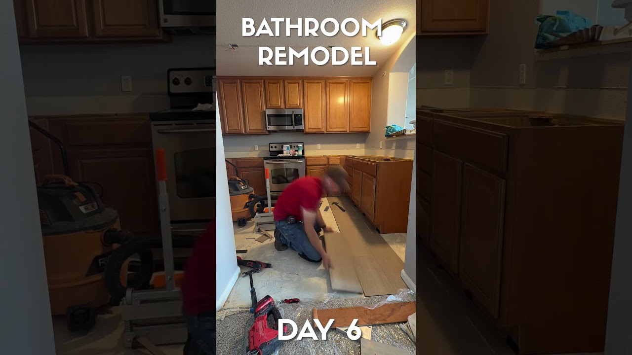 Condo Bathroom Remodel - Day 6