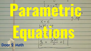 BEST PARAMETRIC EQUATION EXPLANATION | Convert x=e²ᵗ; y=t+1 to Cartesian Equations