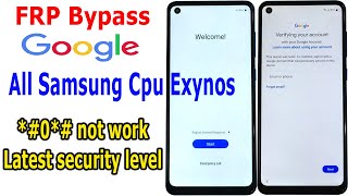 FRP Bypass Google Account Lock Samsung Cpu Exynos Android 12/13