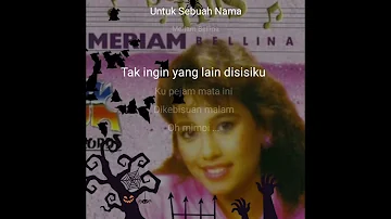 untuk sebuah nama (karaoke) | Meriam belina