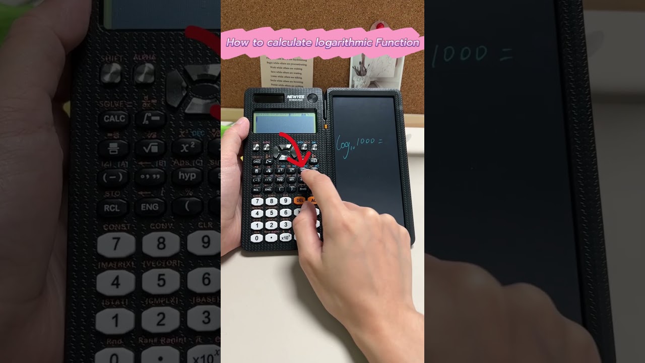 How to calculate logarithmic Function #newyes