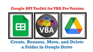 How to Create, Rename, Move, and Delete Folder Using Google API Toolkit Pro