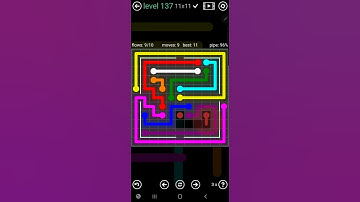 How To Solve Flow Free Courtyard Pack Level 137 11x11 Hard Board Walk Through Solution Walkthrough