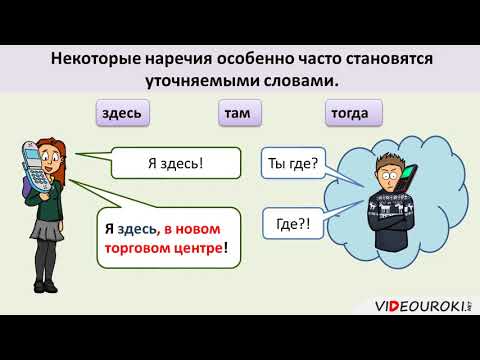 Предложения с уточняющими обособленными членами