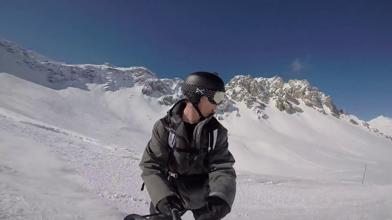 Was it a mistake taking a park board off-piste in Tignes?