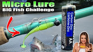 Micro Lure Fishing Challenge!  Does Size Matter?