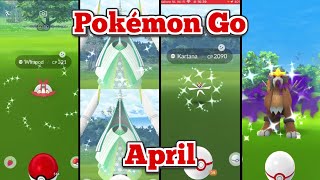Pokémon Go Shiny Compilation April!!!!
