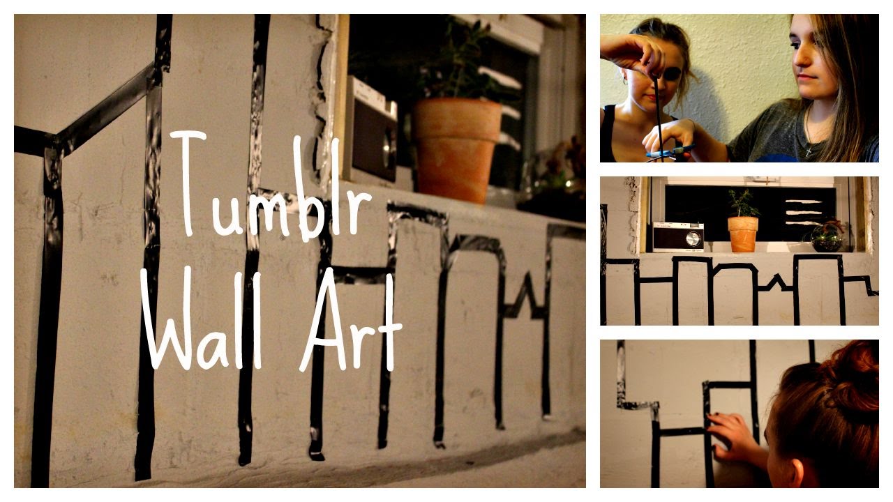 DIY Tumblr City Wall Art|Three Sparrows