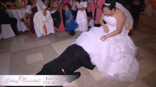 Boda & Porfirio, Novio le quita liga a la novia - YouTube