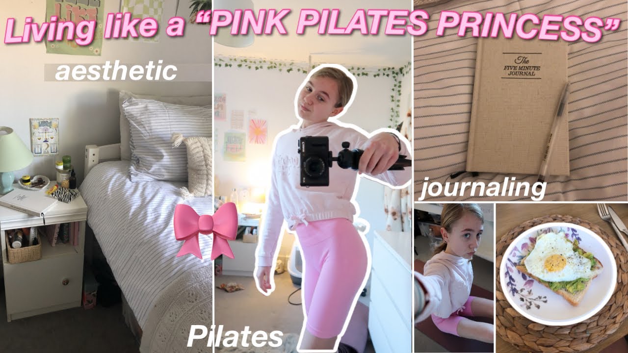A DAY IN MY LIFE  Pink Pilates Princess Aesthetic 