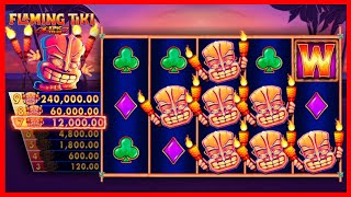 ULTRA WIN! 🔥 Flaming Tiki Slot 🔥 Free Spins + Big Wins! 🔥 Online Casino Free Games screenshot 3