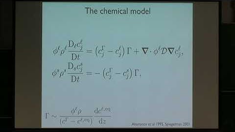 Prof. Richard Katz | Treatment of energy and composition in models of magma/mantle dynamics