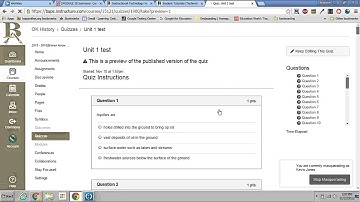 Printing Canvas Quizzes