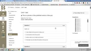 Printing Canvas Quizzes