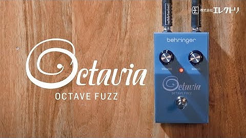 【日本語字幕】Behringer OCTAVIA OCTAVE FUZZ ~ ヴィンテージスタイルオクターブファズペダル ~