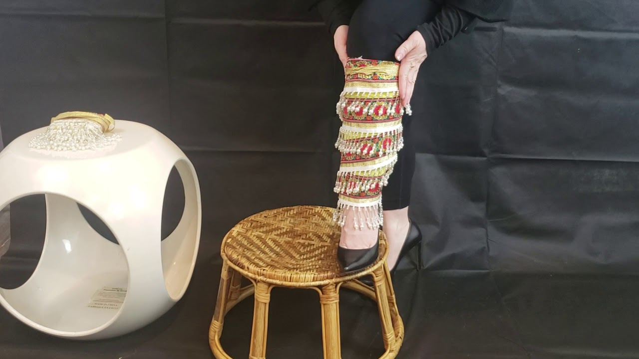 Hmong Leg Wrap Tutorial - YouTube