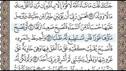 سورة الكهف الصفحة 298 الشيخ محمد صديق المنشاوي