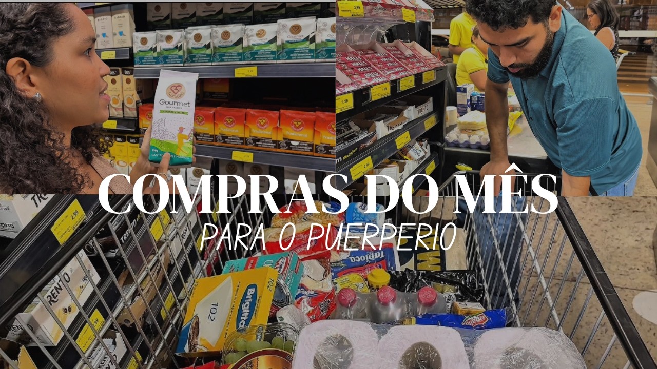Compras do mês para o puerpério | 39 semanas e na reta final
