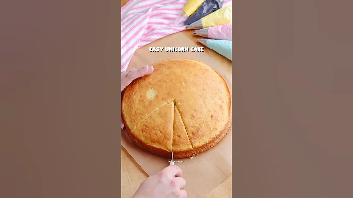 Easy Unicorn Cake 🦄 Wishing you a magical 2025!! 💫 #unicorncake