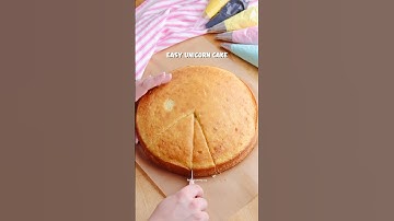 Easy Unicorn Cake 🦄 Wishing you a magical 2025!! 💫 #unicorncake