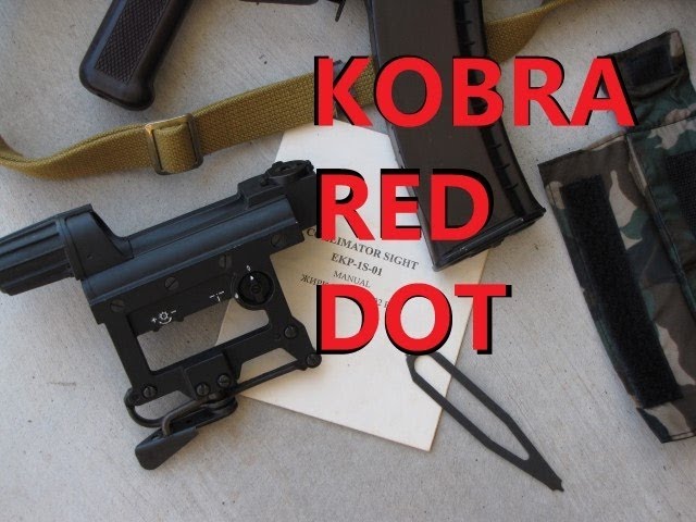 ENGLISH] Russian BelOMO-MMP PK-A RED DOT SCOPE Collimator sight review 