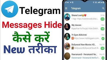 Telegram me notification hide kaise kare।How to hide notification on telegram app। Telegram hide
