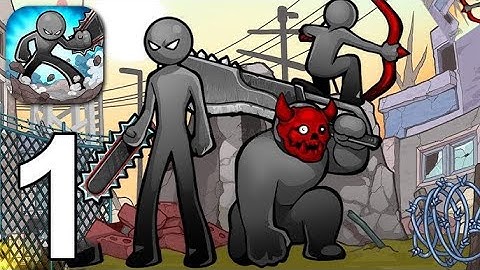 Hero wars 2 : Fighter of sticks, Gameplay Walkthrough Part 1 (IOS,Android)